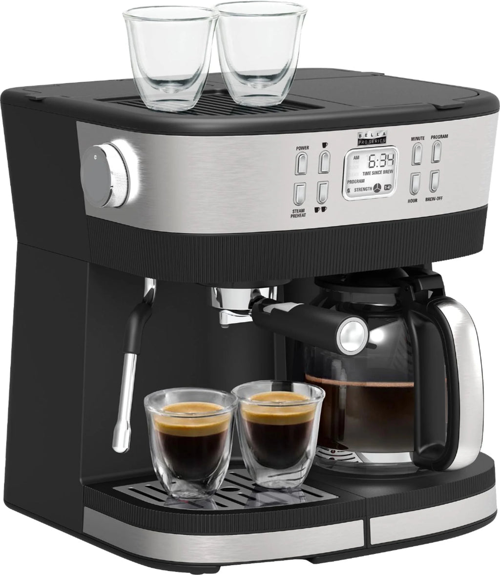 Stainless Steel Espresso and Drip Coffee Maker S271