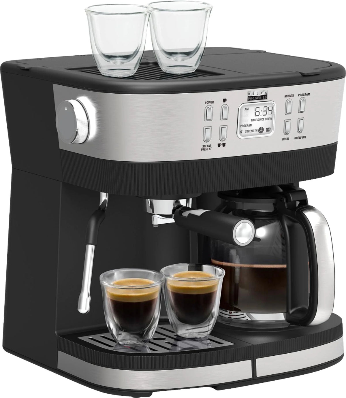 Stainless Steel Espresso and Drip Coffee Maker S271