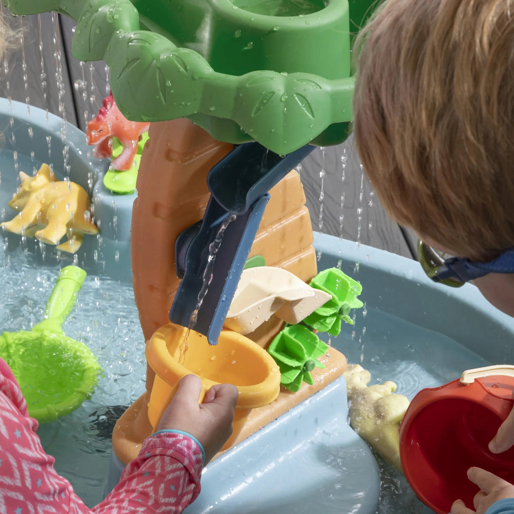 Gray Plastic Water Table with 13-piece Playset F8832