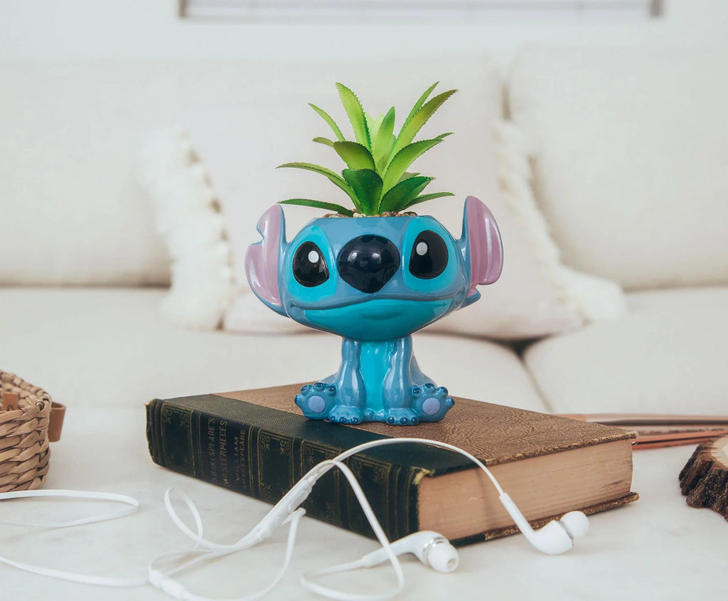 Ceramic Planter with Artificial Succulent J6530