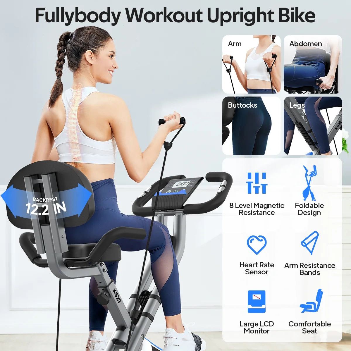 Indoor Stationary Cycling Exercise Bike 360LB S2590