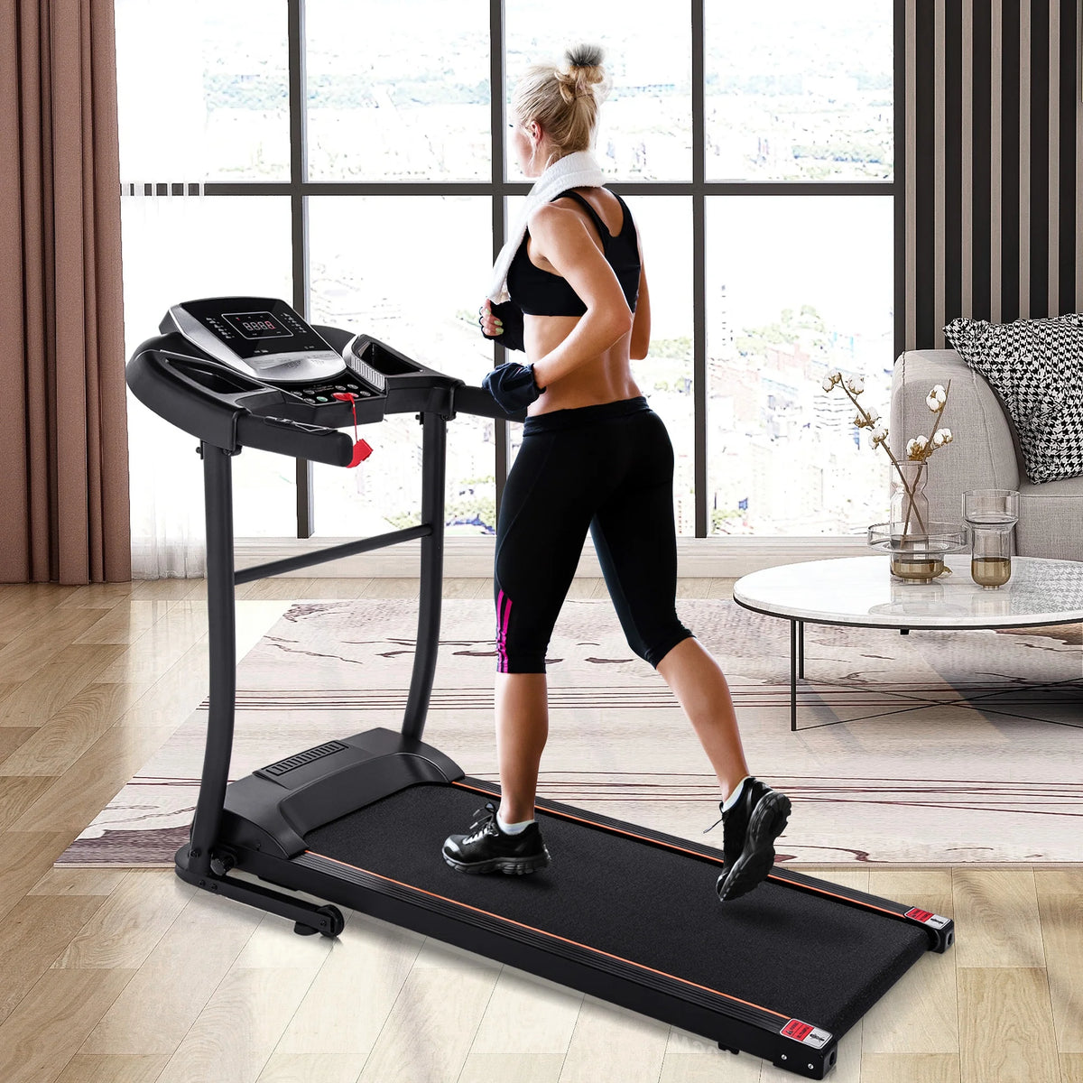 Folding Incline Treadmill 2.5HP Electric Running Machine P10439