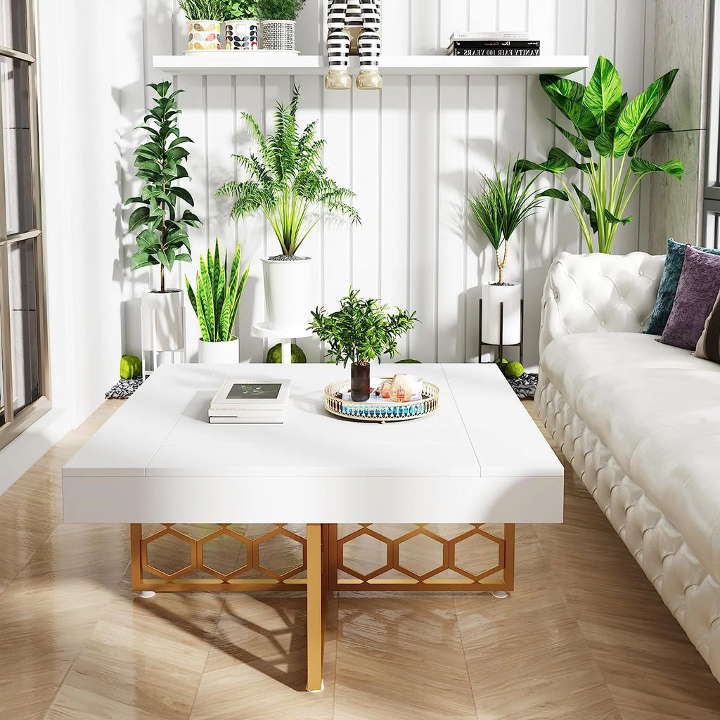 White Square Coffee Table Z446253