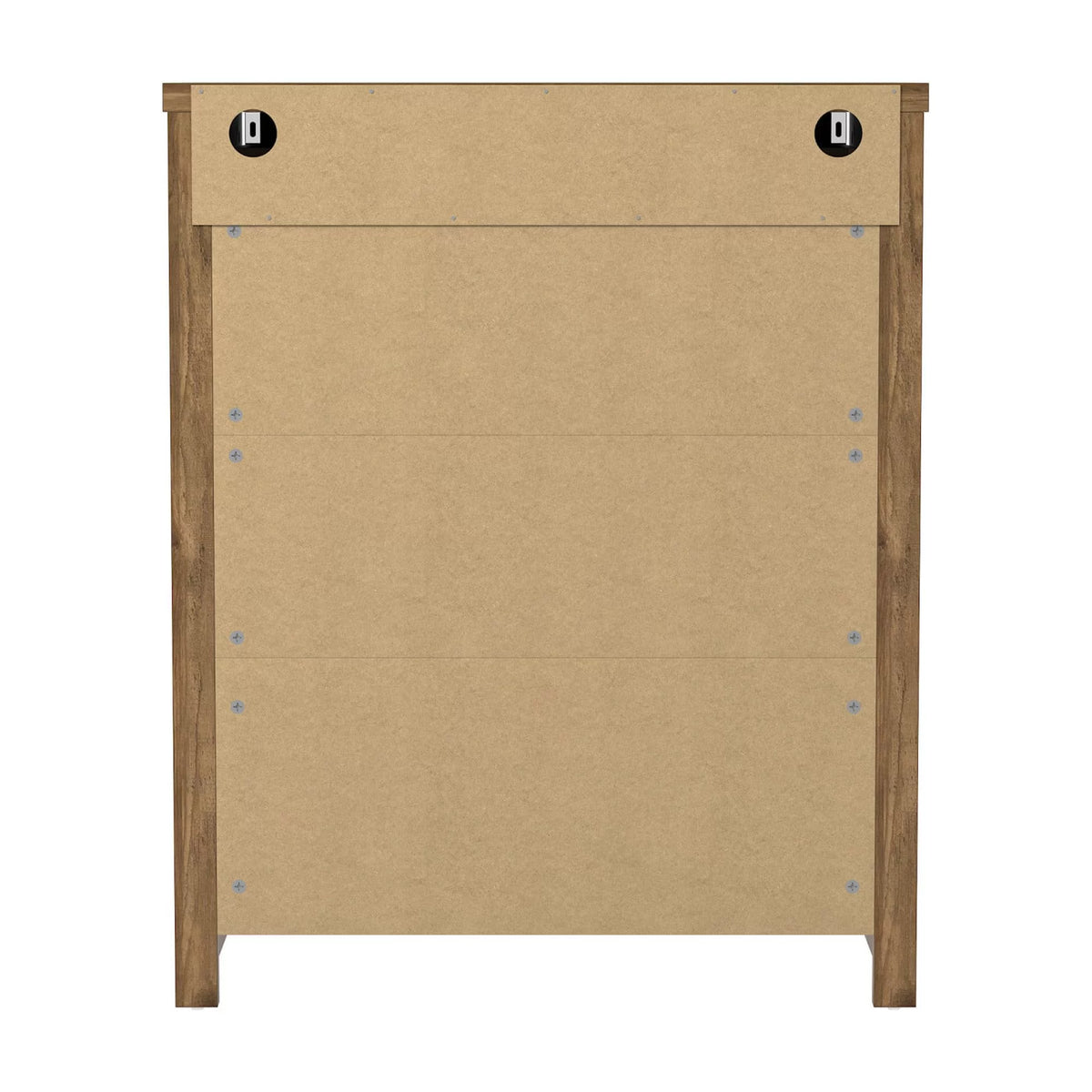 Gray & Oak 4-Drawer Dresser Z13309
