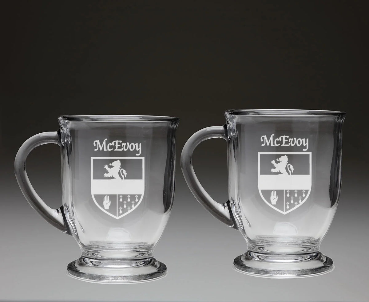 Glass Coffee Mugs Set of 2 Y567416