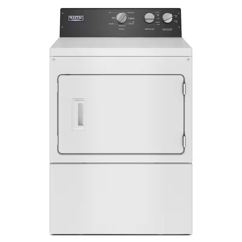 7.4 cu.ft. Vented Front Load Electric Dryer in White S3547