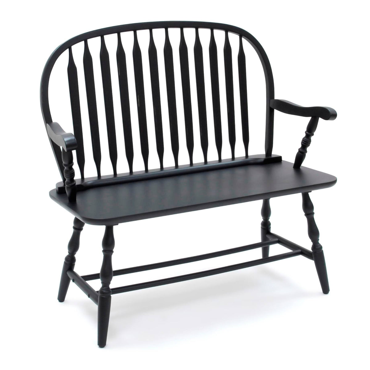 Antique Black Bench U930070