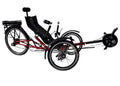 Red Electric Recumbent Tricycle N361
