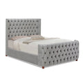 Queen Tufted Velvet Bed K9306