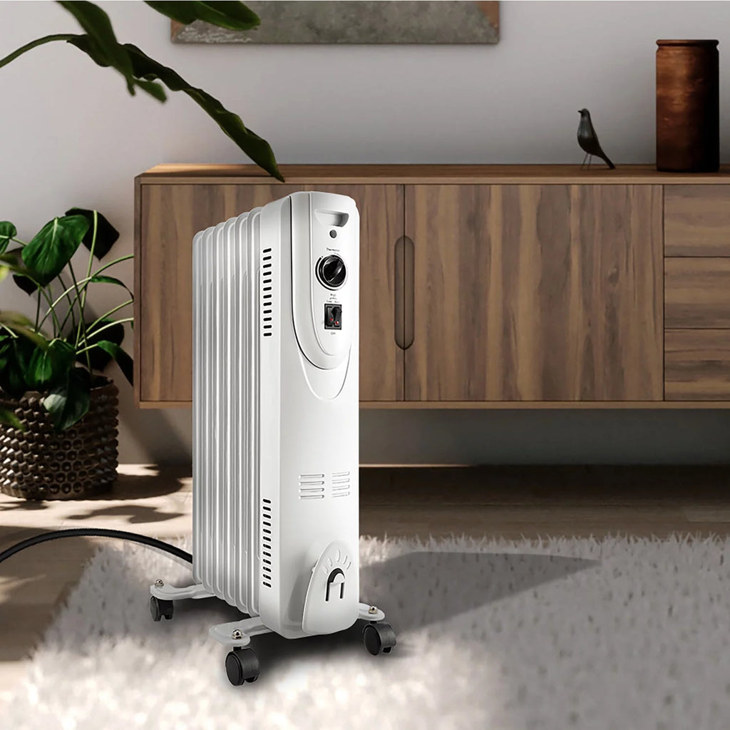 1500W Portable Oil Filled Radiator Heater Q358917