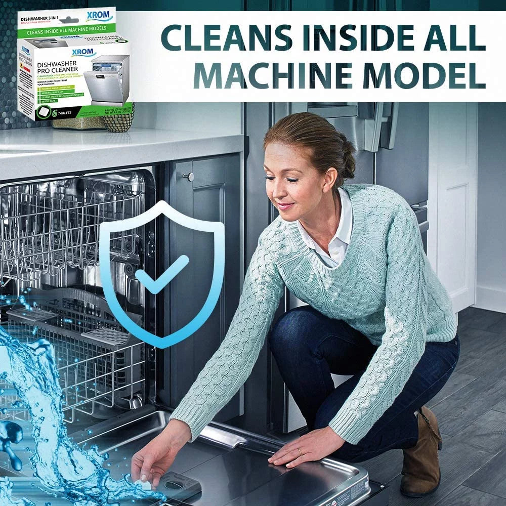 Dishwasher Cleaner and Descaler, 6 Treatments W983686