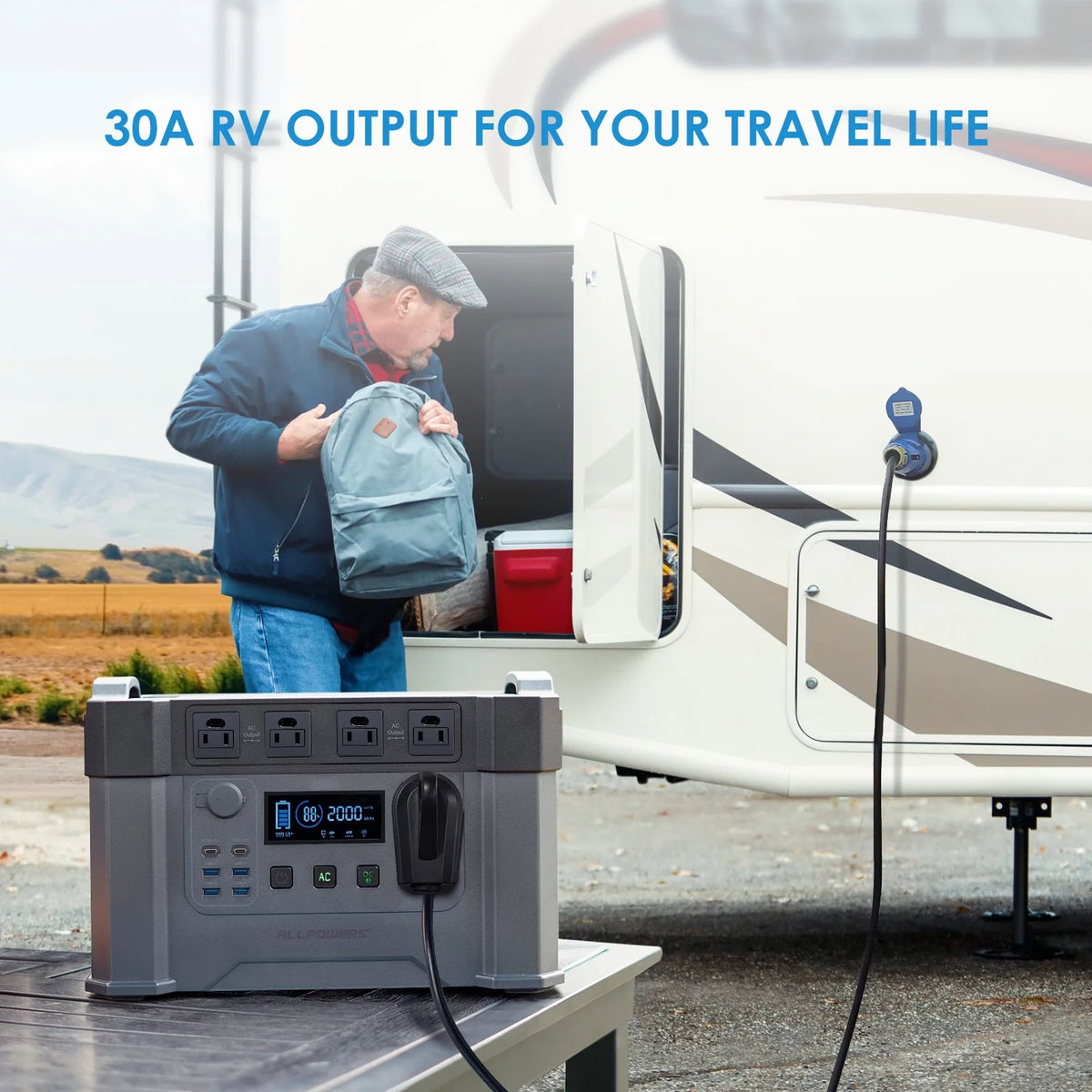 2400W 1500Wh Portable Power Station O9977
