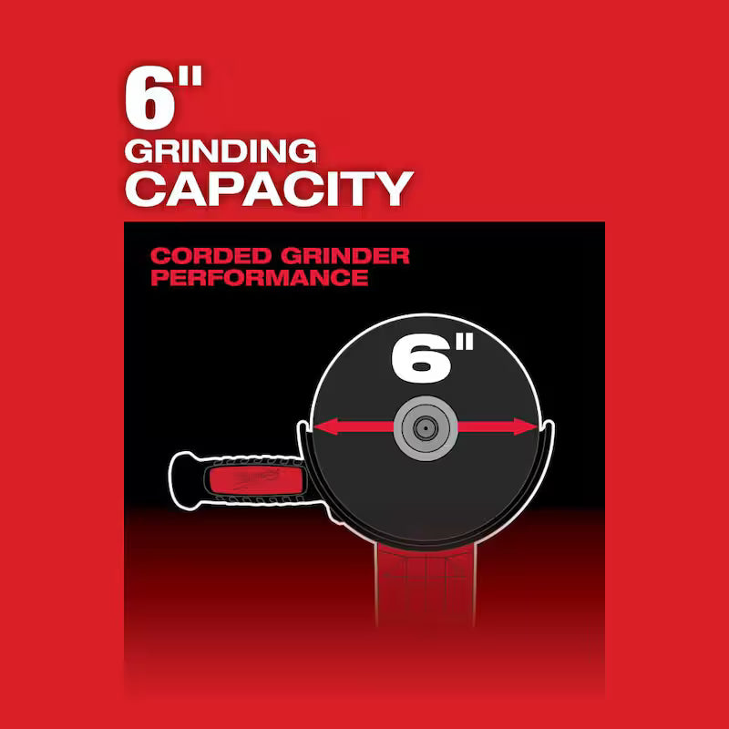 18V Lithium-Ion Brushless Cordless 4-1/2 in./6 in. Grinder L40595