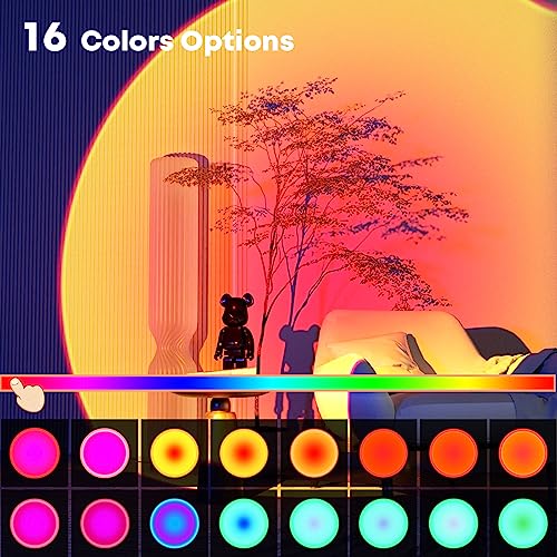 Multicolor LED Projection Sunset Lamp with Remote L5633
